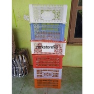 keranjang krat buah bekas serbaguna+tutup keranjang murah keranjangbekasbagus