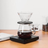 咖啡壺泰摩 黑鏡BASIC咖啡電子秤 意式手沖咖啡壺秤家用咖啡豆稱重計時