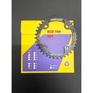 36T 104BCD CHAINRING Narrow Wide Single Chainring BCD104 Mountain Bike Chainwheel MTB Crankset Alumi