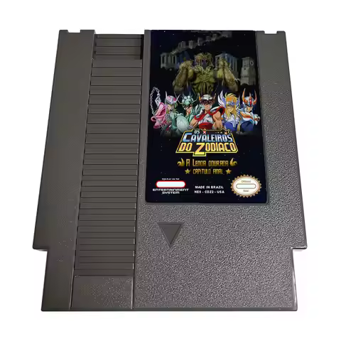 OS-CAVALEIROS-DO-Z-ODIACO Game Cartridge For NES 8 Bit Video Game Consoles