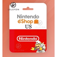 NS United State Region Nintendo switch eshop gift card top up (US) Tambah Nilai Kad Hadiah eshop Ame