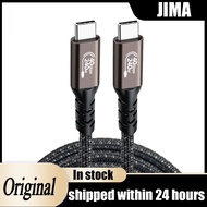 JIMA 240W Charger Data Transfer USB 4 Cable for Thunderbolt 4 Full Feature Type C 40Gbps Dual 8K Video Cord For Thunderbolt 4 Cable