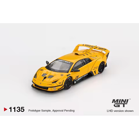MINIGT 1:64 LB-Silhouette WORKS MURCIELAGO GT Evo Mercedes-Benz 190 E 2.3-16 #11 Ayrton Senna 1984 A