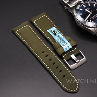 สายนาฬิกาหนังแท้ BERNARD FMD-352 (เบอร์นาร์ด) สายหนังแท้ จากประเทศอีตาลี เย็บด้ายรอบ ล็อคแบบนาฬิกา Swiss แข็งแรง ทนทาน