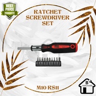 M10 RS11 RATCHET SCREWDRIVER SET