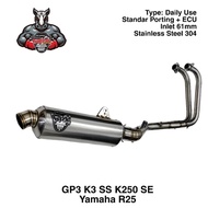 WRX GP3 SS K250 SE R25 Exhaust