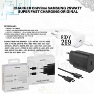 Samsung 25W Charger Original New Super Fast Charge Z Flip 6 / Z Fold 6 / F14 4G / A06 / M05 / F05 / 