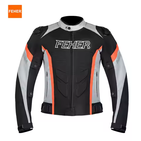 FEHER Motorcycle Jackets Man All Season 3-in-1 Removable Liner Breathable and Keep Warm Windproof an