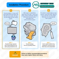 AISIN ปั๊มน้ำ DAIHATSU S100 /94 EF 3สูบ K99 จำนวน 1 ลูก # WPD008 ปั๊มน้ำรถยนต์