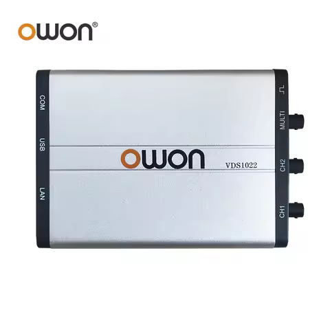 OWON VDS1022(I) PC Digital PC Oscilloscope 25MHz 100MSa/s 2ch+1ch Multi-Trigger Option Ultra-Thin Bo