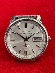 นาฬิกาวินเทจ CITIZEN SEVEN STAR Deluxe 21 JEWELS Automatic ตัวเรือนสแตนเลส นาฬิกาผู้ชาย นาฬิกามือสองของแท้