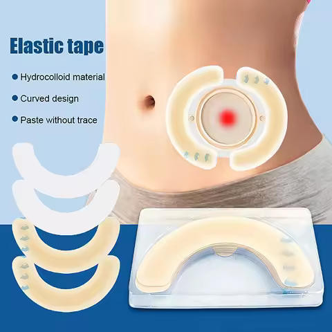 1Pcs Hydrocolloid Elastic Ostomy Barrier Strips Colostomy Bag Waterproof Leak Skin Adhesive Ostomy B