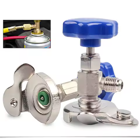 Freon r134a Valve Opener Universal R22 R600 R12 R410a Tap On The Bottle Car Can Tap Adapter Installa