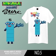 Number Blocks 5, 6, 7,8, 9 Shirt / T-shirt Unisex Available for Kids and Adults Trendy Graphic Tees 