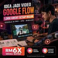 GOOGLE AI PRO FLOW 18 MONTH | 1,000 CREDIT FLOW | 5TB STORAGE