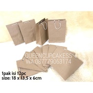 paperbag polos kecil / paper bag coklat