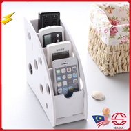 Cassa English European Style Wooden Remote Control Organizer- White