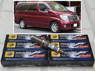 หัวเทียน อิริเดียม  Nissan Elgrand E51 ( 2000 - 2010 )  จำนวน 6 หัว ระยะการใช้งาน 100000 กม : Hella 