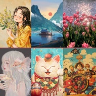 DIY 5D Diamond Painting, BTS Cartoon 3D Diamond Painting, Craft Kit