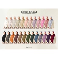 ELANE SHAWL BCF Tudung Raya Shawl Raya Bychefiza Shawl Cotton Shawl Malas