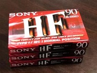 SONY 空白錄音帶 卡帶 全新未拆 HF90