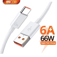 Mione 6A 66W Fast Charger Cable USB To Type C Super Charger Data Cord Quick Charger Cable For Adroid