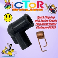 Spark Plug Cap with Spring Kepala Plug Brush Cutter Chainsaw BG328 T328 TL33 TL43 OGAWA OKAZAWA VICT