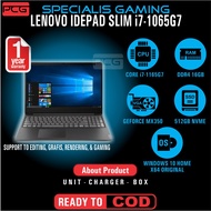 Laptop GAMING EDITING RENDERING RENDERING Graphic DESIGN LENOVO IDEAPAD SLIM i7-1065G7 RAM 16GB SSD 512