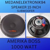 SUBWOOFER SPEAKER 15 INCH SUBWOOFER AMERIKA BOSS