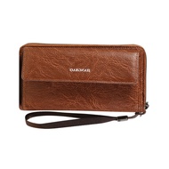 Long Wallet Brown FashionWanita WA1218B7 Casual Korean Leather Farzana Teenagers
