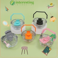 INTERESTING Bottle Lid, Splash Spill Proof Multicolor Cup Lid, Portable Replacement Transparent Wate
