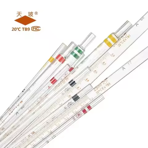 1Pcs/Lot 0.1ml To 50ml Glass Graduated Pipette With Color Mark, All Size Available Glass Dropper Pip