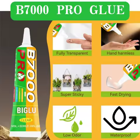 15/50/110ML BIGLU B7000 PRO Clear Slow Drying Soft Flexible Glue for Phone Screen Frame Battery Back
