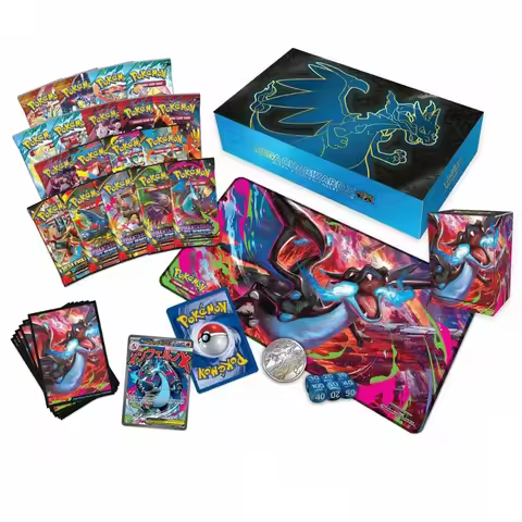 Mega Charizard X Ex Ultra‑Premium Collection UPC Box Sealed Trading Card Game Booster Box Collectibl