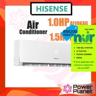 [SEDA NUR] Hisense air cond 1.0HP AI10KAGS / 1.5HP AI13KAGS  (4 star) Inverter R32 AI10TUGS (5 star)