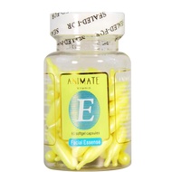 100% Original Animate Facial Essence Serum Vitamin E Instant Whitening, 60 Capsules