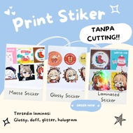 Jasa Print/Cetak Stiker (tanpa potong) Custom A4 A5