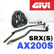 MONORACK GIVI SPECIAL RACK SRX (S) QJ MOTOR AX200S MONORACK J WITH BASE BOX ACCESSORIES MOTOR