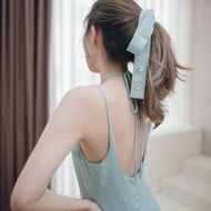 Canyon.clay | Alyssa Jumpsuit จั๊มสูทขาสั้นผูกคอ เว้าหลัง มาพร้อมกับสายคาด1เส้น | มี 3 สี