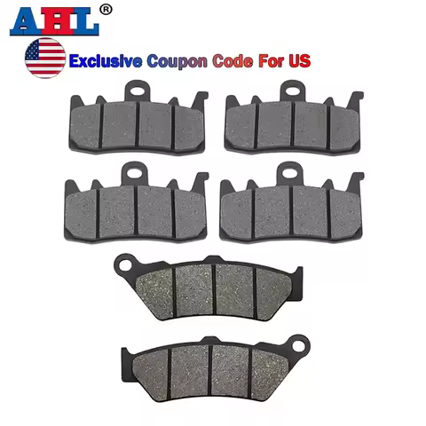 AHL Motorcycle Front & Rear Brake Pads For BMW R 1200GS R1200GS Adventure R1200R Sport R1200 R R1200