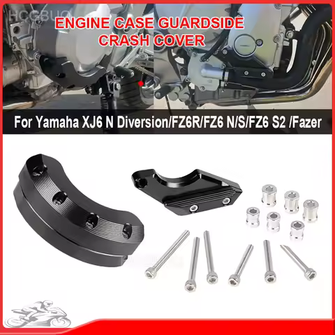 For Yamaha XJ6 N Diversion/FZ6R/FZ6 N/S/FZ6 S2 /Fazer 2007-2010 Engine Crankcase Slider Crash Pad St