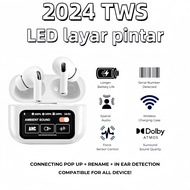 ANC ENC True Wireless Bluetooth Headphones True Wireless Noise Cancelling Headphones with LED Chargi