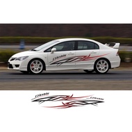 [ REAL PICTURE ] Side stickers for 4-seat, 7-seat cars,... decorative car stickers for all types of 