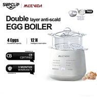 MEEVIDA Smart Egg Cooker Multifunctional Egg Boiler 6 Modes Automatic Power-Off Prevent Dry Boiling
