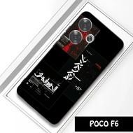 Softcase Glass Kaca POCO F6 - Casing Hp POCO F6- Softcase POCO F6- Case Kaca akrilik POCO F6