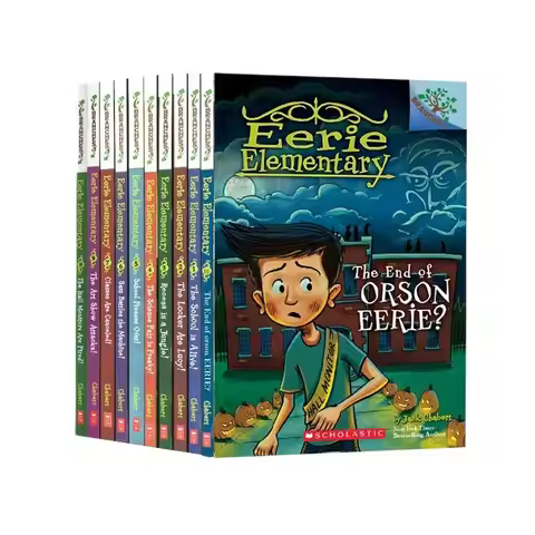 10 Books/Set Eerie Elementary English Picture Book Scholastic Branches Series Kids Children Reading 