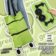 shopping bag hand carry bag Troli belanja runcit mudah alih Troli belanja lipat Troli ringan dengan 