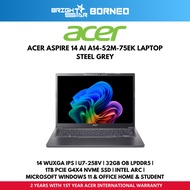 ACER Aspire 14 AI A14-52M-75EK Laptop - 14" WUXGA IPS/U7-258V/32GB OB LPDDR5/1TB SSD/W11+HNS
