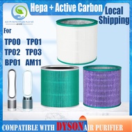 Replacement Dyson Filter TP00-TP03, BP01, AM11 HEPA&Active Carbon Nano Protect