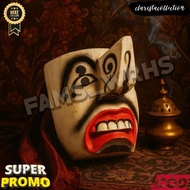 Ganongan Mask Shell Pakem Ganongan Coconut Shell White Af 1